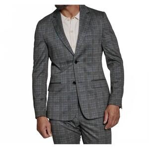 NEW 7DIAMONDS ashton lush twill-lined interior blazer in black